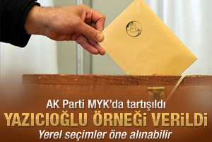 Yerel seçimler öne çekilebilir