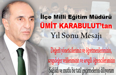 Karabuluttan Yılsonu Mesajı