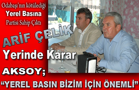 Yerel basın bizim için önemli