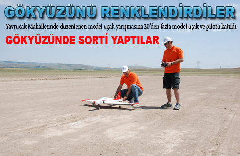 Model uçaklar gösteri yaptı