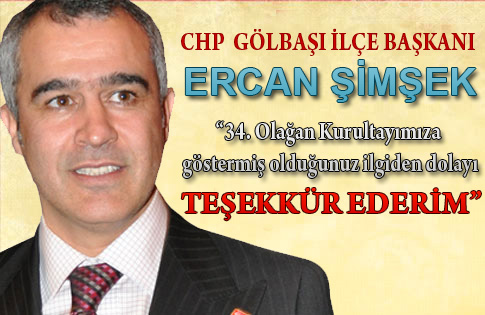 Şimşek Teşekkür Etti