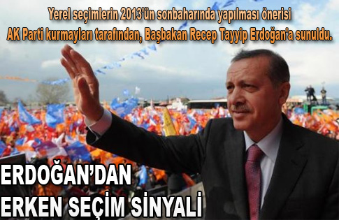 Erdoğandan erken seçim sinyali