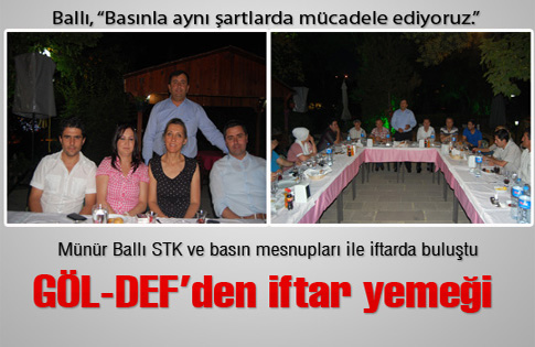 GÖL-DEFTEN İFTAR YEMEĞİ