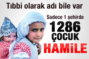 Çocuk anne sayısı hızla artıyor