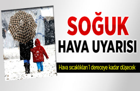 Ankaraya soğuk hava uyarısı