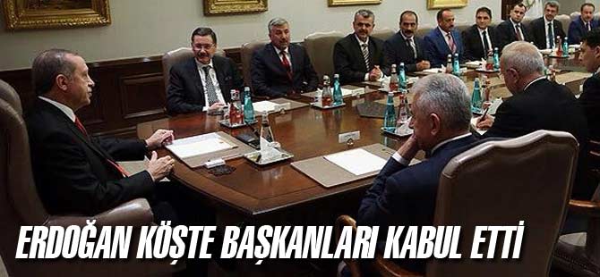 Cumhurbaşkanı Erdoğan Başkanları Kabul Etti