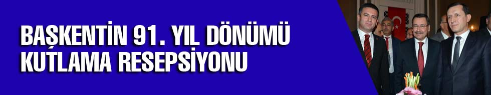 Ankara'nın Başkent Oluşunun 91. Yıl Dönümü