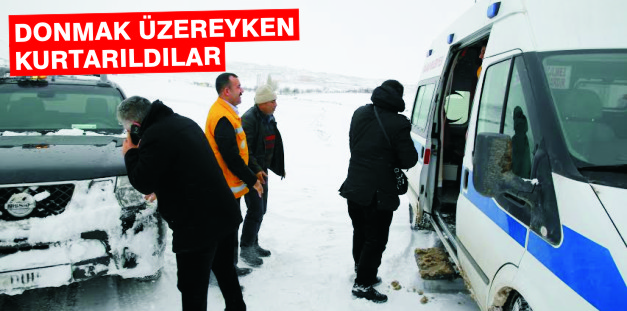 Donmak Üzereyken Kurtarıldılar!