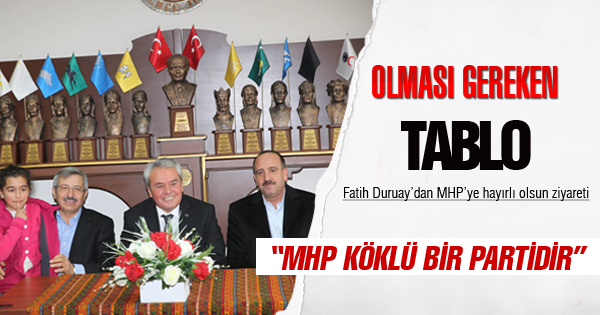Duruay'dan Aksoy'a Ziyaret