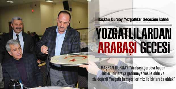 Yozgatlılardan Arabaşı Gecesi