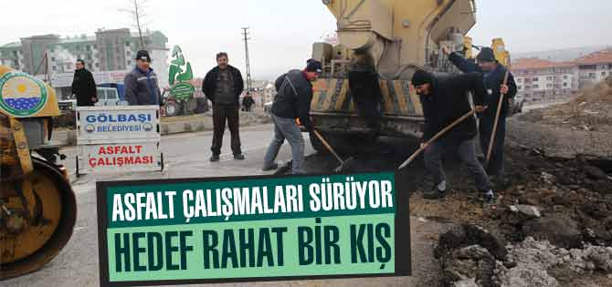 Asfalt Çalışmaları sürüyor