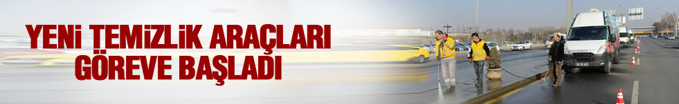 Yeni temizlik araçları görevde
