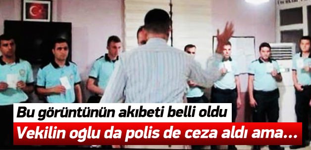 Milletvekilinin oğluna bin lira ceza