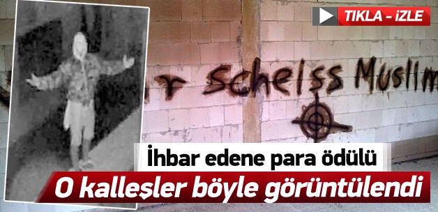 Camiye saldıran Neonazi'nin görüntüsü!