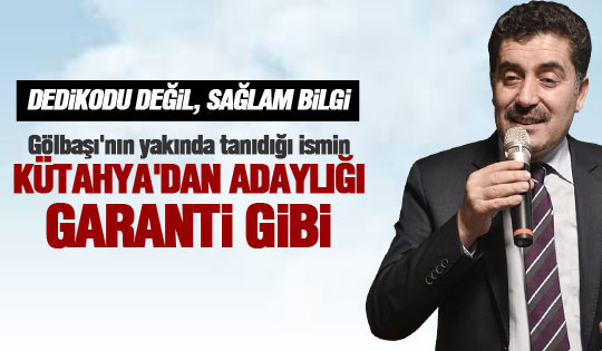 Abdullar Erdem Cantimur, Kütahya'dan aday olacak!
