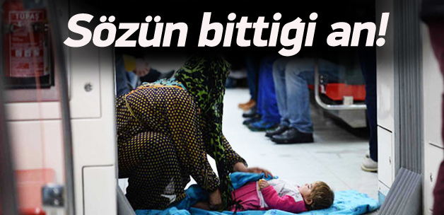 Suriyeliler soğuktan metroya sığındılar