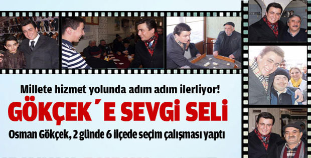 Osman Gökçek'e sevgi seli
