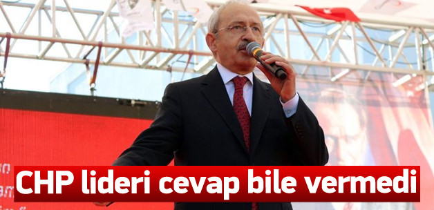 Kılıçdaroğlu o soruya cevap vermedi