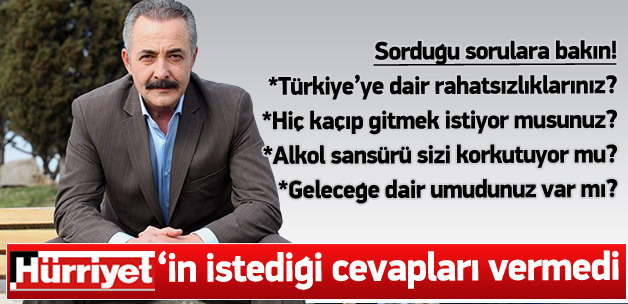 Hürriyet muhabirinden Aslantuğ'a tuzak sorular