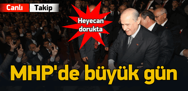 MHP'de büyük gün! Bahçeli konuşacak