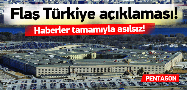 Amerika'dan flaş Türkiye açıklaması