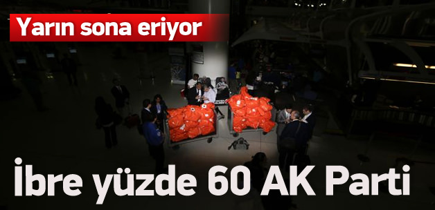 Katılım yüzde 30 ibre yüzde 60 AK Parti!