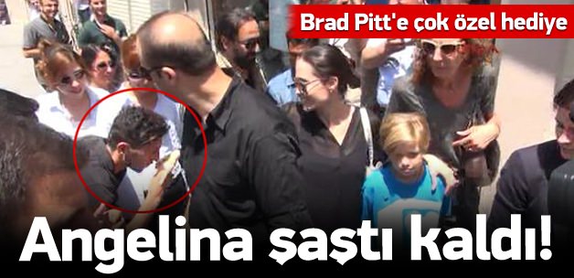 Angelina Jolie şaşırdı kaldı!
