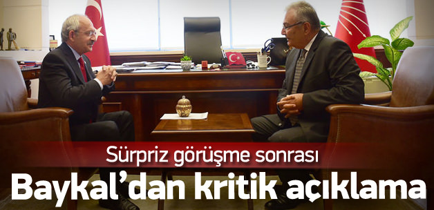 Yemin öncesi CHP'de sürpriz görüşme