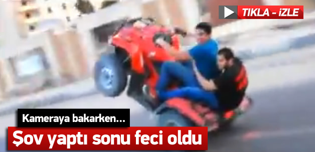 Şov yaptı, sonu feci oldu
