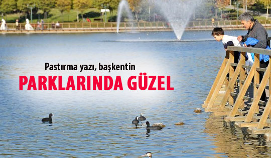 Başkentliler son sıcağın tadını çıkardı