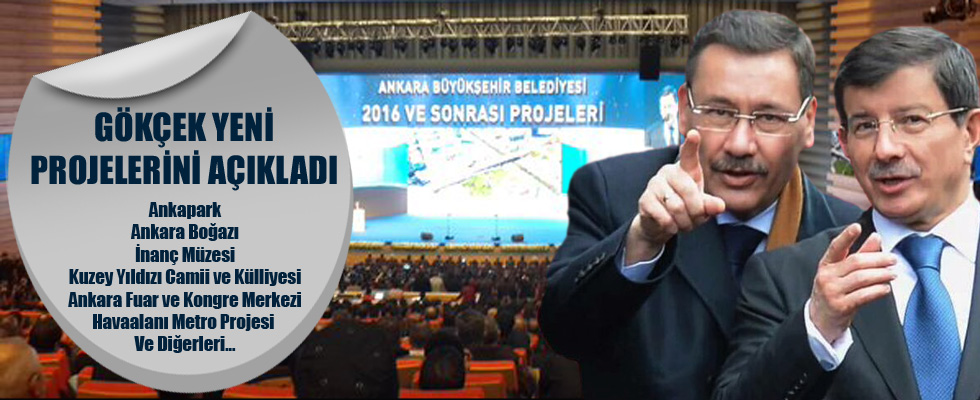 Melih Gökçek dev projelerini anlattı