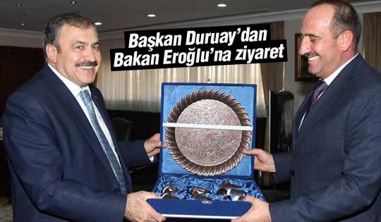 Başkan Duruay'dan Orman ve Su işleri Bakanı’na ziyaret