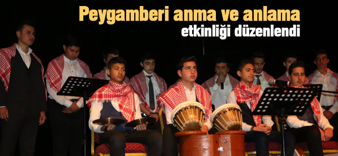 Peygamberi anma etkinliği düzenlendi