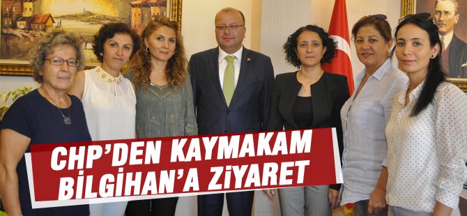 CHP İlçe Örgütünden Kaymakam'a hoşgeldin ziyareti