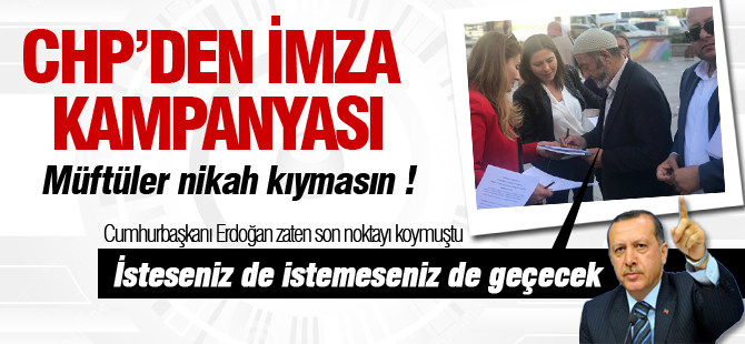 CHP Gölbaşı Örgütünden imza kampanyası