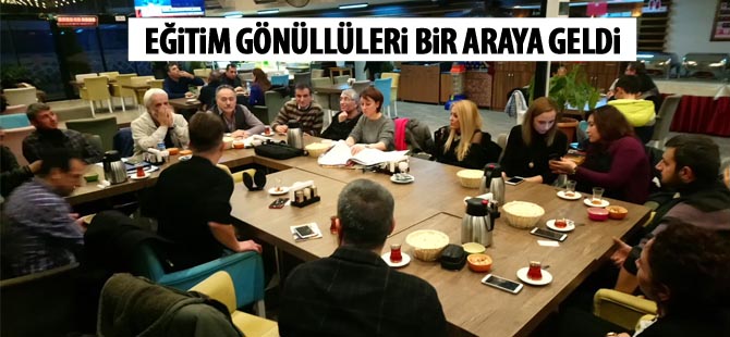Gölbaşı’nın eğitim ve sanat gönüllüleri biraya geldi…