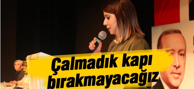 Işık; "Çalmadık kapı bırakmayacağız"