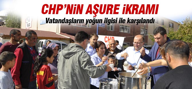 CHP’den aşure ikramı