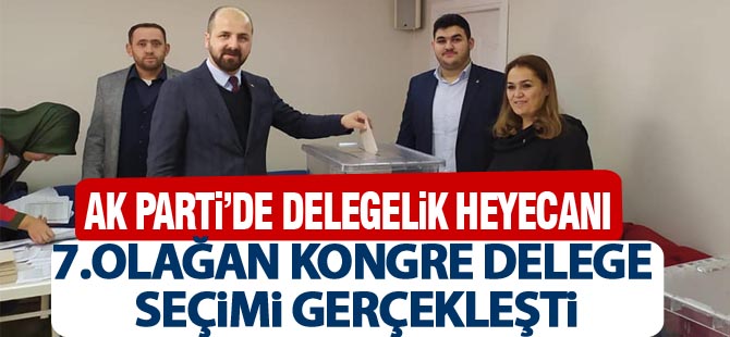AK Parti 7. olağan delege seçimi gerçekleştirdi