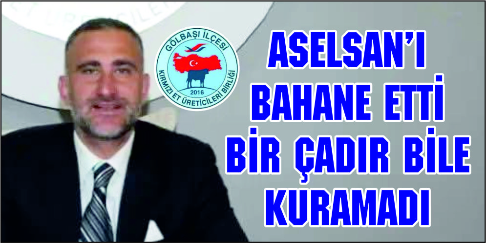 GÖLBAŞI’NDA KURBAN KRİZİ