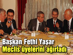 Yaşar, meclis üyelerini Yenimahallede ağırladı