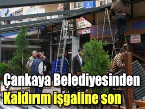 Kaldırım işgallerine son