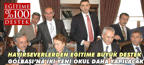 Hayırseverlerden eğitime yüzde yüz destek