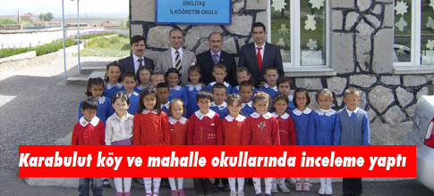 Köy ve mahalle okullarında inceleme