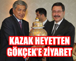 Kazak heyetten Gökçeke ziyaret