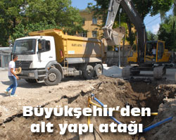 Büyükşehirden alt yapı atağı