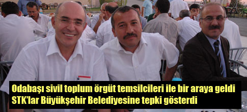 STKlardan büyükşehir belediyesine tepki