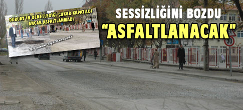 Sonunda sessizliğini bozdu