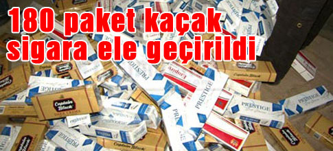Kaçak sigara operasyonu