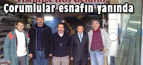 Çorumlular Birliğinden Sanayi Esnafı Ziyareti